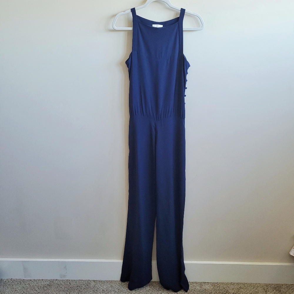 Hoss Intropia Sleeveless Jumpsuit In Navy